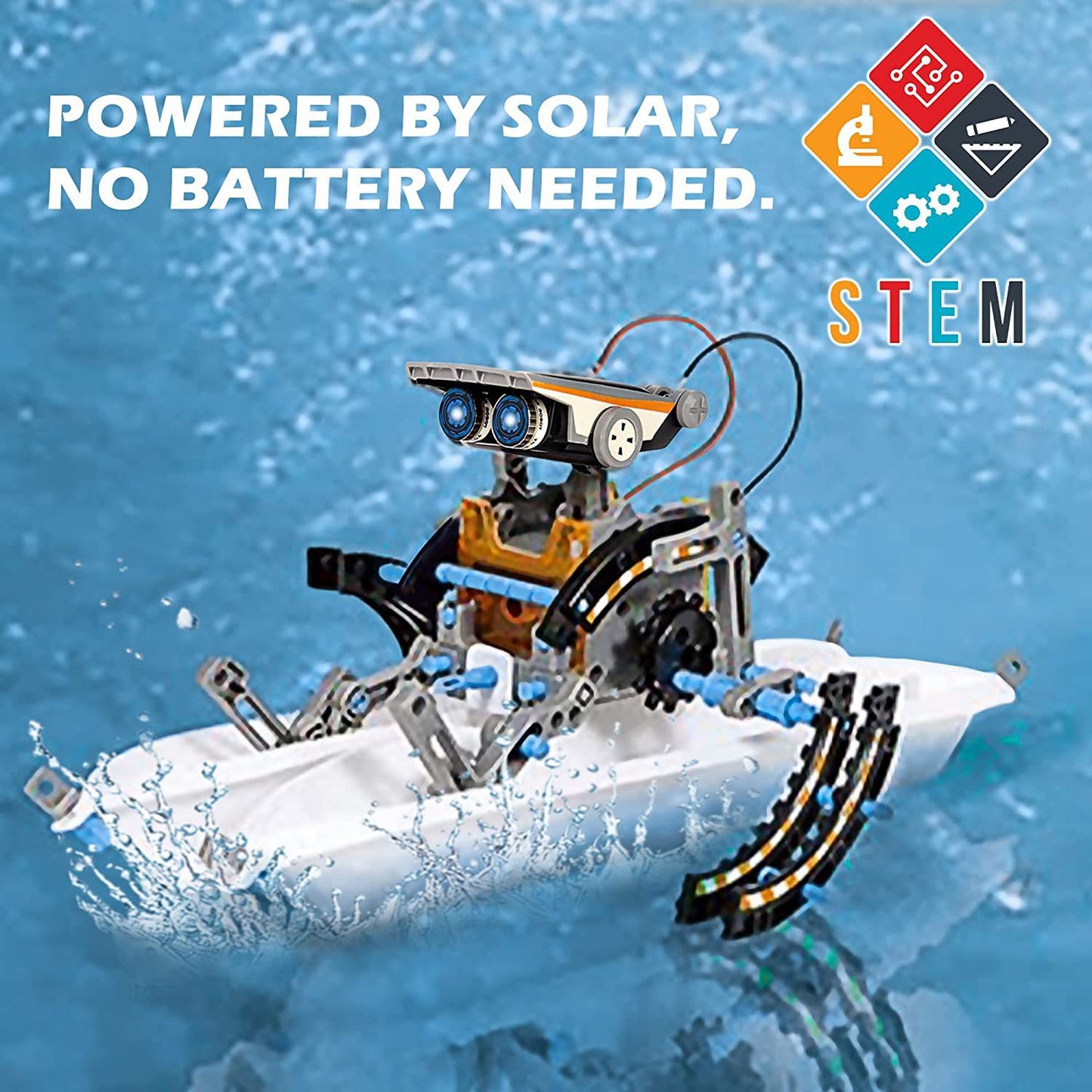 13-in-1 ソーラーロボット組み立てキット – DIY 知育玩具 STEM 学習